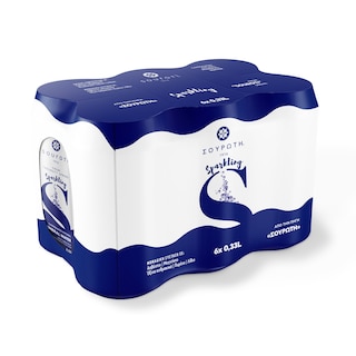 ΣΟΥΡΩΤΗ | Ανθρακούχο Νερό  6 X 330 ml