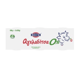 ΑΓΕΛΑΔΙΤΣΑ | Γιαούρτι Αγελάδος 0% Λιπαρά 3x200g