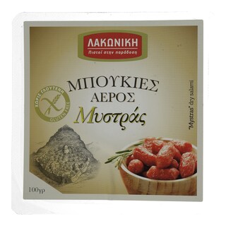 ΛΑΚΩΝΙΚΗ | ΣΑΛΑΜΙ ΑΕΡΟΣ ΜΠΟΥΚΙΕΣ ΜΥΣΤΡΑΣ ΛΑΚΩΝΙΚΗ 100ΓΡ