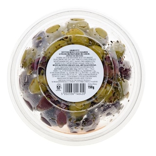 EXCELLENT TAPAS | Ελιές Ανάμεικτες με Λεμόνι, Σκόρδο και Βασιλικό 150g