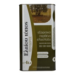 ΤΣΟΥΔΕΡΟΣ | Ελαιόλαδο Εξαιρετικό Παρθένο Ελαίου Τόπος 4lt