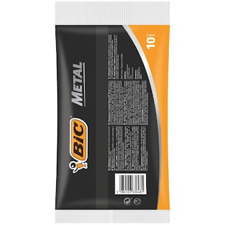 BIC | METAL | Ξυραφάκια Μίας Χρήσης 1 Λεπίδα 10 Τεμάχια