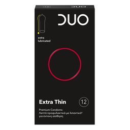 DUO | Προφυλακτικά Extra Thin 12 Τεμάχια