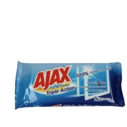 AJAX | ΥΓΡΑ ΠΑΝΑΚΙΑ ΚΑΘΑΡΙΣΜΟΥ ΓΙΑ ΤΑ ΤΖΑΜΙΑ 18 ΤΕΜ