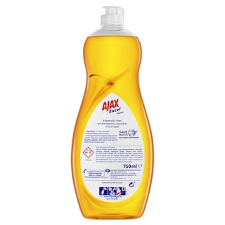 AJAX | Υγρό Πιάτων Excel Λεμόνι 750ml Έκπτωση 0.50Ε