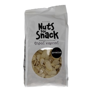 NUTS FOR SNACK | ΞΗΡΟΙ ΚΑΡΠΟΙ ΑΜΥΓΔΑΛΟ ΛΕΥΚΟ ΦΙΛΕ 150 GR