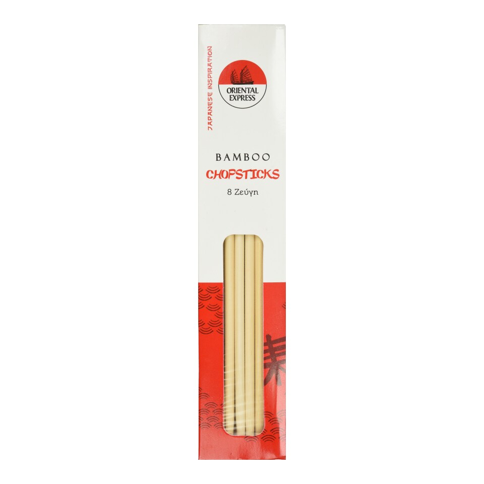 ORIENTAL EXPRESS Chopsticks Bamboo 8 Ζεύγη 51g