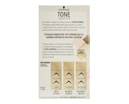 TONE SUPREME | Βαφή Μαλλιών Νο 9-0 Ξανθό Ανοιχτό 1 Τεμ.