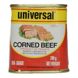 UNIVERSAL | ΚΡΕΑΣ ΣΕ ΚΟΝΣΕΡΒΑ CORN BEEF 200 GR
