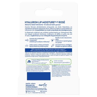 LIPOSAN | Ενυδατικό Χειλιών Hyaluron Lip Moisture Plus Rose 5.2g