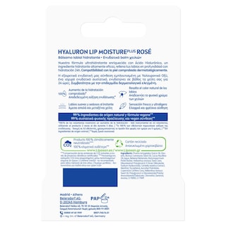 LIPOSAN | Ενυδατικό Χειλιών Hyaluron Lip Moisture Plus Rose 5.2g