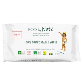 NATY | Μωρομάντηλα Eco Αλόη 56 Τεμάχια
