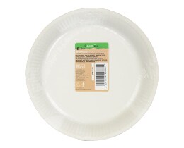 DECORATA | Πιάτα Βιοδιασπώμενα 23cm Πορτοκαλί 8 Τεμάχια