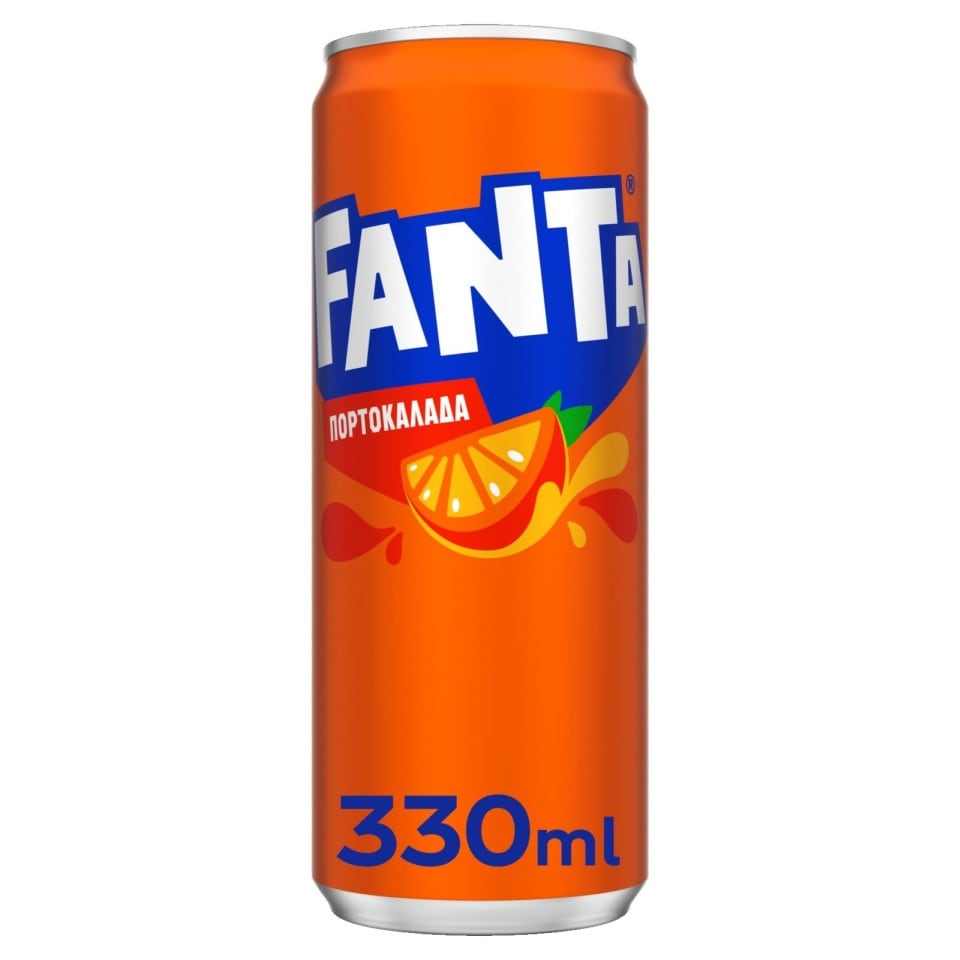 FANTA Αναψυκτικό Πορτοκαλάδα Κόκκινη Κουτί 330ml