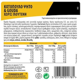 ΝΙΚΑΣ | Σετ Κοτόπουλο Ψητό & Gouda Χωρίς Γλουτένη 240g