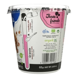 THREE FRIENDS | CEREAL BIO GRANOLA CRANBER. 65G