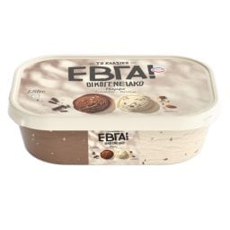ΕΒΓΑ | Παγωτό Οικογενειακό Παρφέ Σοκολάτα Βανίλια 900g