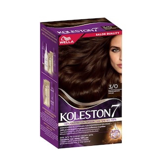 KOLESTON | Βαφή Μαλλιών 3/0 Σκούρο Καστανό 1 Τεμάχιο