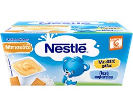 NESLAC | Επιδόρπιο Γάλακτος Μπισκότο 4Χ100gr