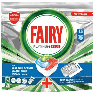 FAIRY | Κάψουλες Πλυντηρίου Πιάτων Platinum Plus Deep Clean 13 Τεμάχια