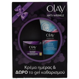 OLAY | ΚΡΕΜΑ ΠΡΟΣΩΠΟΥ ΗΜΕΡΑΣ FIRM & LIFT ΚΑΙ DAILY ΑΦΡΟΣ 50 ML
