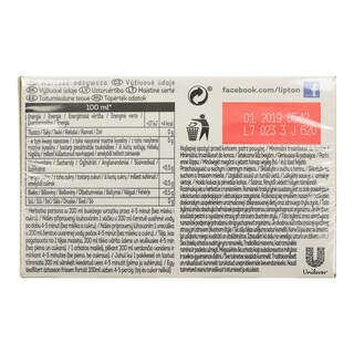 LIPTON | ΑΦΕΨΗΜΑ ΧΑΜΟΜΗΛΙ & ΛΕΜΟΝΙ 20 Χ 1 GR