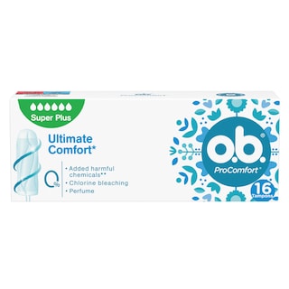 O.B. | Ταμπόν Pro Comfort Super Plus 16 Τεμάχια