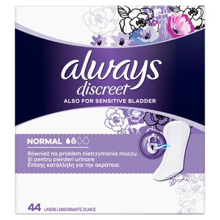 ALWAYS | DISCREET | Σερβιετάκια Discreet Normal 44 Τεμάχια