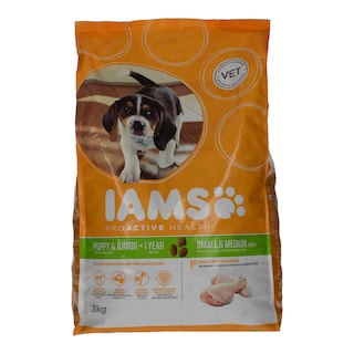 IAMS | Σκυλοτροφή Puppy & Junior Κοτόπουλο 3kg