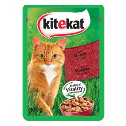 KITE KAT | Γατοτροφή Fresh Pack Μοσχάρι & Αρακάς Σε Σάλτσα 100 gr