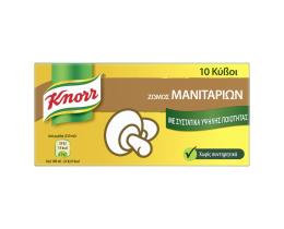 KNORR | Κύβοι Ζωμού Μανιταριών 100g Έκπτωση 20%