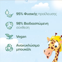 PALMOLIVE | Αφρόλουτρο Παιδικό Αντλία 750ml