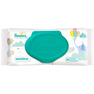 PAMPERS | NEW BABY SENSITIVE | ΜΩΡΟΜΑΝΤΗΛΑ SENSITIVE 56 ΤΕΜ