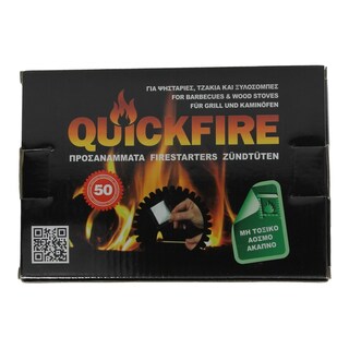 QUICKFIRE | ΠΡΟΣΑΝΑΜΜΑ ECO FRIENDLY 50 ΤΕΜΑΧΙΑ 1 ΤΕΜ
