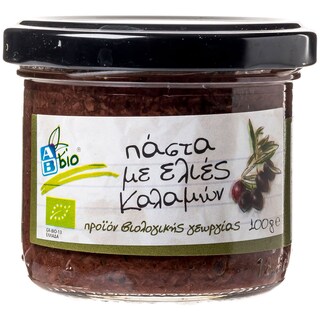 ΑΒ ΒΙΟ | ΠΑΣΤΑ ΕΛΙΑΣ ΚΑΛΑΜΩΝ ΒΙΟΛΟΓΙΚΗ 100 GR