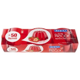 ΜΕΒΓΑΛ | Ζελέ Recor Φράουλα 3x150gr Έκπτωση 0.5Ε