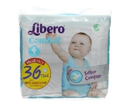 LIBERO | COMFORT DUO | ΠΑΝΕΣ ΜΩΡΟΥ MAXI 7 - 14 KGR No 4 36 ΤΕΜ