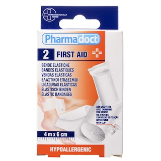 PHARMADOCT | Bandage Elastic 6cmx4m 2 Pieces