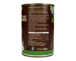 FAMILY FRIENDS | Γατοτροφή Αρνί & Βοδινή Καρδιά 400g