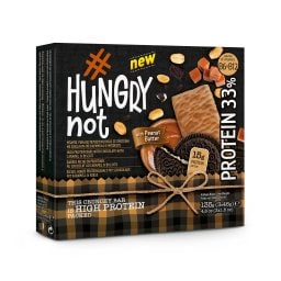 HUNGRYNOT | Μπάρες Πρωτείνης Σοκολάτα Καραμέλα & Φυστικοβούτυρο 3x45g