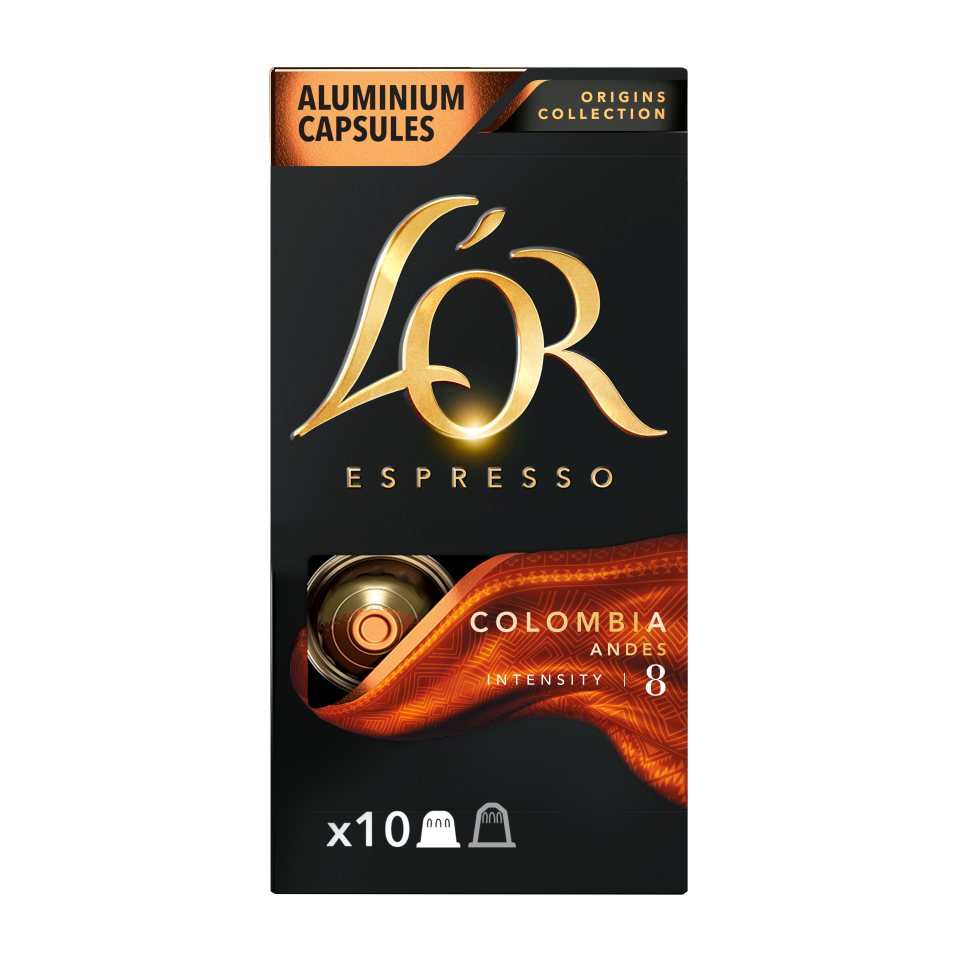 LOR Κάψουλες Καφέ Espresso Colombia 10x5.2g