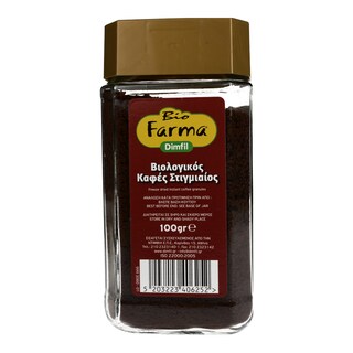 BIO FARMA | ΣΤΙΓΜΙΑΙΟΣ ΚΑΦΕΣ ΒΙΟΛΟΓΙΚΟΣ 100 GR