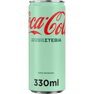 COCA COLA | Αναψυκτικό Cola Στέβια Κουτί 330ml