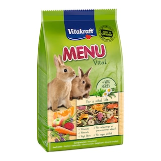 VITAKRAFT | Τροφή Κουνελιών Menu Vital 500g