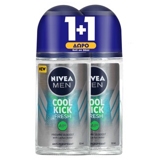 NIVEA | NIVEA MEN COOL KICK R/ON 50ML(1+1)