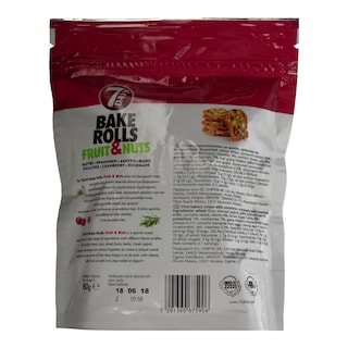 7DAYS | BAKE ROLLS | ΠΑΞΙΜΑΔΑΚΙΑ ΦΥΣΤΙΚΙ ΚΡΑΝΜΠΕΡΥ & ΔΕΝΔΡΟΛΙΒΑΝΟ 80 GR
