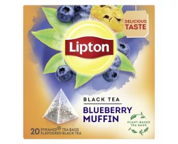 LIPTON | Μαύρο Τσάϊ Blueberry Muffin 20x1.6gr