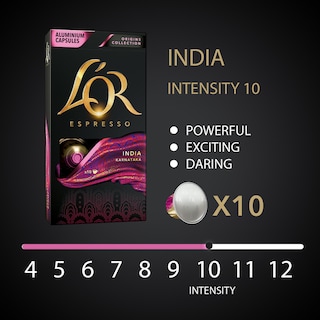 LOR | Κάψουλες Καφέ Espresso India 10x5.2g
