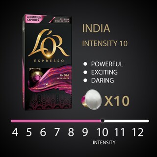 LOR | Κάψουλες Καφέ Espresso India 10x5.2g