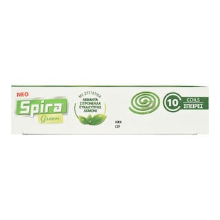 SPIRA | Εντομοαπωθητικές Σπείρες Green 10 Τεμάχια